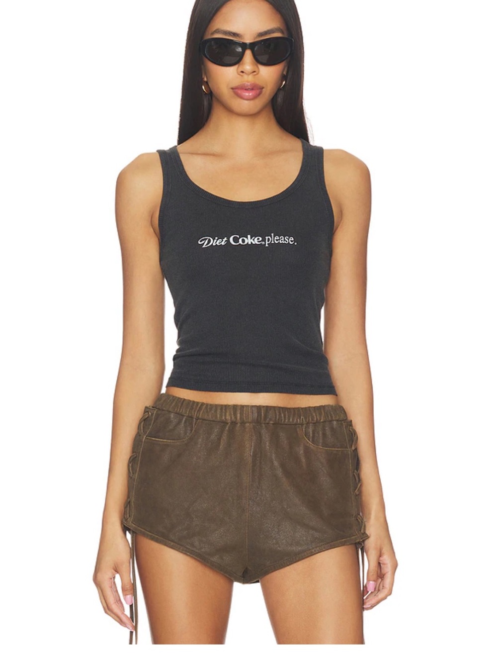 Diet Coke Please Rib Tank in Black Snow
The Laundry Room